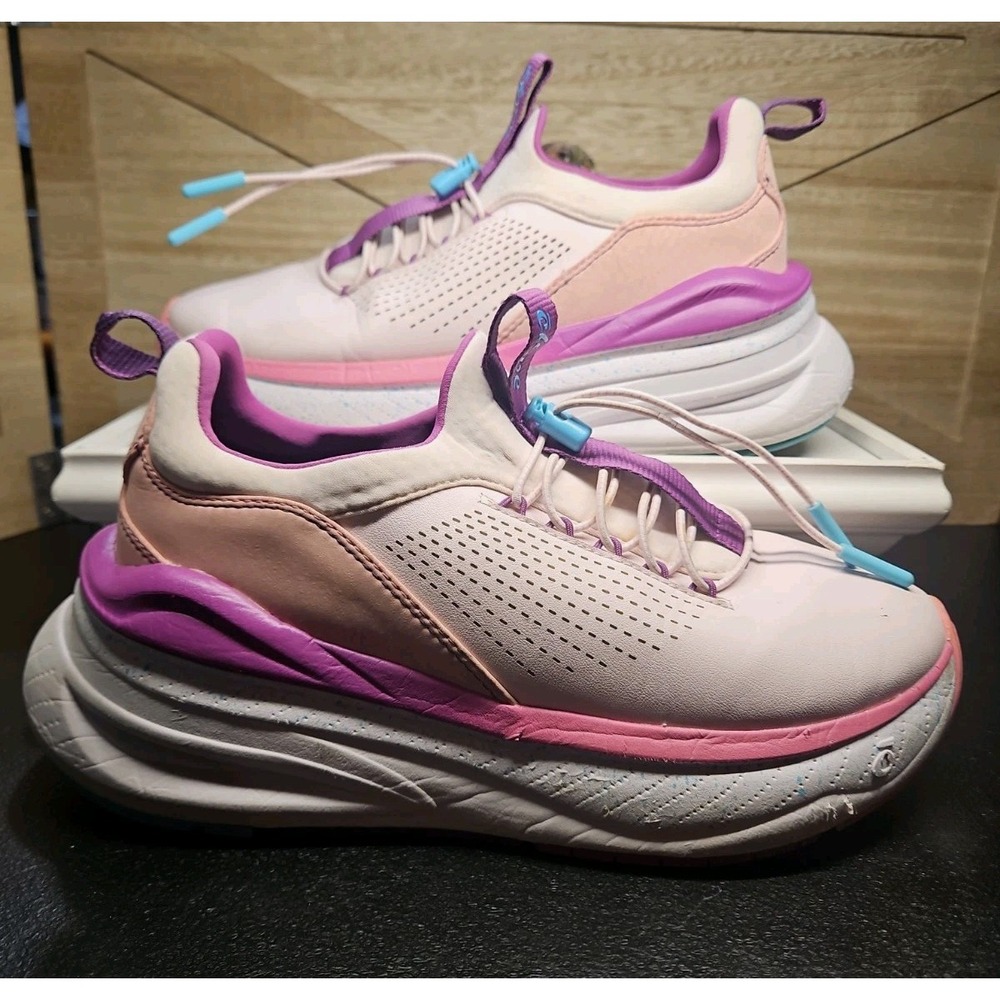 Clove Pink Ombre Medical Shoes Womens 7.5 Slip Resistant Sneakers Comfort #751
